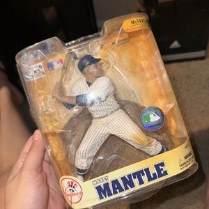 McFarlane Mickey Mantle Baseball Figure - White and Blue